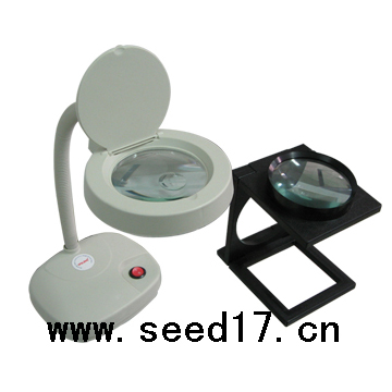 臺式放大鏡 帶照明