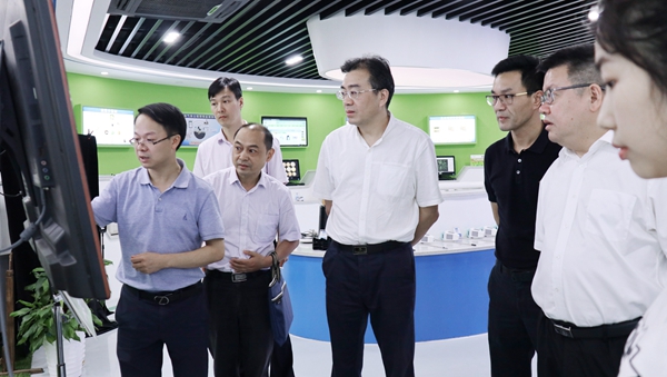 浙江省農業農村廳黨組書記、廳長王通林一行蒞臨托普云農調研